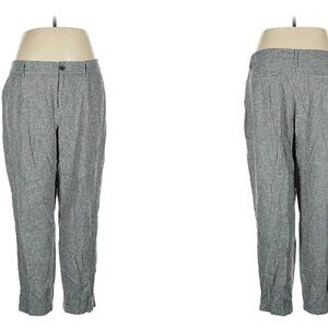 a new day | Charcoal Gray Linen Trousers